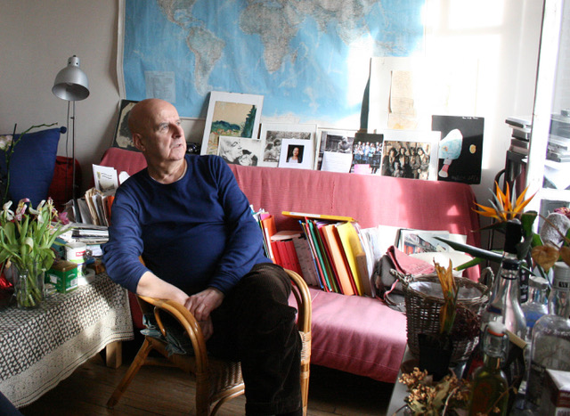 Pierre Guyotat chez lui