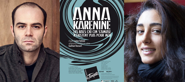 Gaëtan Vassart ©Luc Valigny - Golshifteh Farahani ©Antonia Bozzi, La Tempête