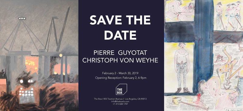 P Guyotat, expo Los Angeles, 2019